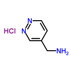 4-Pyridazinemethanamine hydrochloride structure