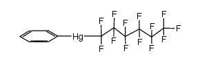 (perfluorohexyl)(phenyl)mercury Structure