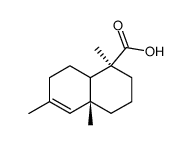 1,2,3,4,4a,7,8,8a-octahydro-1(α),4a(β),6-trimethyl-naphthalene-1(β)-carboxylic acid结构式