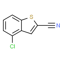 4-Chlorobenzo[b]thiophene-2-carbonitrile structure