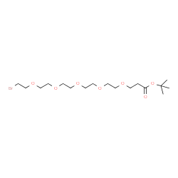 Bromo-PEG5-Boc structure