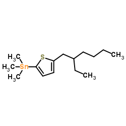 (5-(2-乙基己基)噻吩-2-基)三甲基锡烷图片