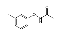 N-(m-tolyloxy)acetamide Structure