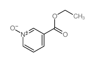 3-Pyridinecarboxylicacid, ethyl ester, 1-oxide Structure