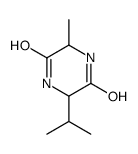 Cyclo(Ala-Val)结构式