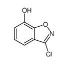 1,2-Benzisoxazol-7-ol,3-chloro-(9CI) structure