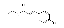 3-(4-溴苯基)丙烯酸乙酯结构式