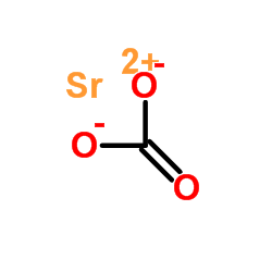 Strontium carbonate Structure