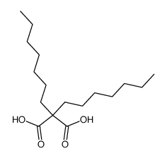 Di-n-heptyl-malonsaeure Structure