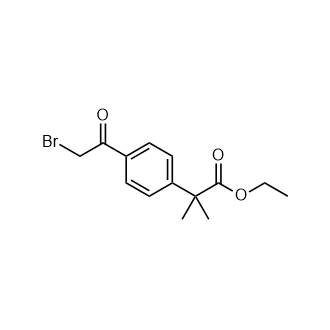 2-(4-(2-溴乙酰基)苯基)-2-甲基丙酸乙酯图片