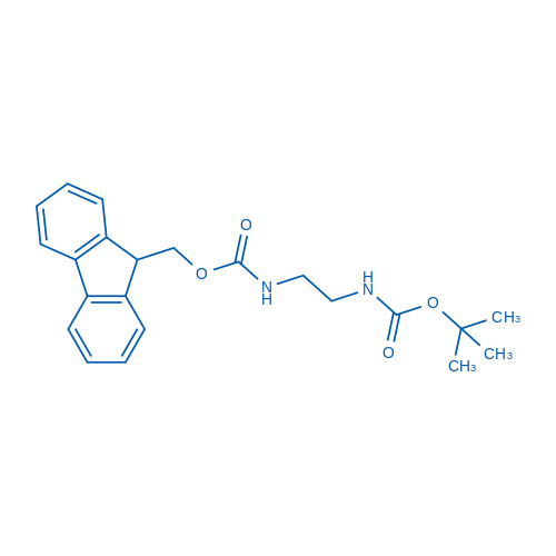 (9H-Fluoren-9-yl)methyl tert-butyl ethane-1,2-diyldicarbamate Structure