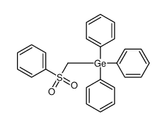 benzenesulfonylmethyl(triphenyl)germane Structure