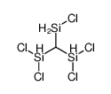 dichloro-[chlorosilyl(dichlorosilyl)methyl]silane Structure