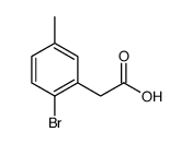 2-(2-溴-5-甲基苯基)乙酸结构式