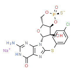 Rp-8-pCPT-Cyclic GMPS sodium salt图片