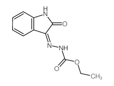 ethyl N-[(2-oxoindol-3-yl)amino]carbamate Structure