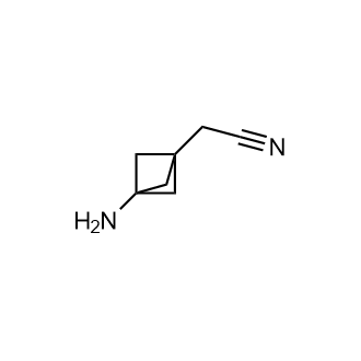 2-(3-氨基双环[1.1.1]戊烷-1-基)乙腈结构式