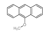 Anthracene, 9-methoxy- Structure