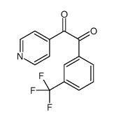 4-Pyridinyl[3-(trifluoromethyl)phenyl]-ethanedione Structure