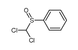 α-dichloromethyl phenylsulfoxide结构式