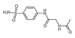 2-Acetylamino-N-(4-sulfamoyl-phenyl)-acetamide Structure