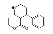 4-苯基哌啶-3-羧酸乙酯结构式