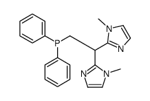 2,2-bis(1-methylimidazol-2-yl)ethyl-diphenylphosphane Structure