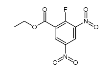 2-fluoro-3,5-dinitro-benzoic acid ethyl ester Structure