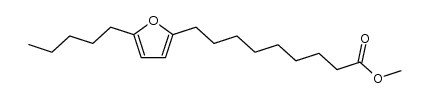 methyl 9-(-5-pentyl-2-furyl)nonanoate Structure