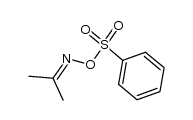 acetone oxime-o-benzenesulfonic ester Structure