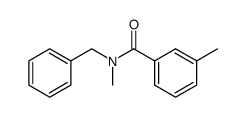 N-Methyl-N-benzyl-m-toluamid结构式