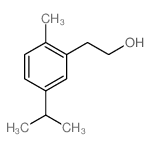 2-(2-methyl-5-propan-2-yl-phenyl)ethanol结构式