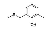 2-methyl-6-methylthiomethylphenol Structure