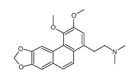 N,N-Dimethyl-3,4-dimethoxy-6,7-(epoxymethanoxy)phenanthrene-1-ethanamine structure