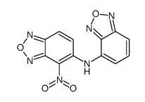 N-(2,1,3-benzoxadiazol-4-yl)-4-nitro-2,1,3-benzoxadiazol-5-amine结构式