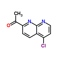 1-(5-Chloro-1,8-naphthyridin-2-yl)ethanone结构式