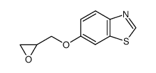 Benzothiazole, 6-(oxiranylmethoxy)- (9CI) structure