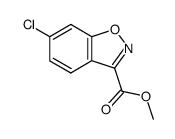 6-chloro-benz[d]isoxazole-3-carboxylic acid methyl ester Structure