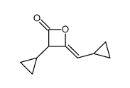 3-Cyclopropyl-4-cyclopropylmethyliden-oxetan-2-on Structure