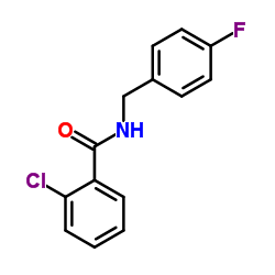 2-Chloro-N-(4-fluorobenzyl)benzamide picture