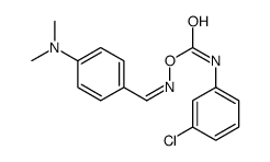 [(Z)-[4-(dimethylamino)phenyl]methylideneamino] N-(3-chlorophenyl)carbamate结构式