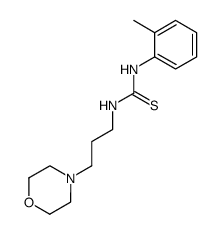 1-(3-morpholin-4-yl-propyl)-3-o-tolyl-thiourea Structure