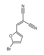 2-[(5-bromofuran-2-yl)methylidene]propanedinitrile结构式