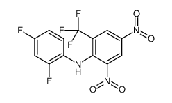 N-(2,4-difluorophenyl)-2,4-dinitro-6-(trifluoromethyl)aniline Structure