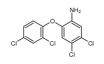 4,5-Dichloro-2-(2,4-dichlorophenoxy)aniline structure