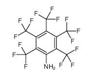 2,3,4,5,6-pentakis(trifluoromethyl)aniline structure