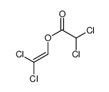 2,2-dichloroethenyl 2,2-dichloroacetate Structure