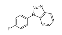 3-(4-fluorophenyl)triazolo[4,5-b]pyridine结构式