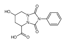 7-hydroxy-1,3-dioxo-2-phenyl-hexahydro-[1,2,4]triazolo[1,2-a]pyridazine-5-carboxylic acid结构式