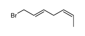 1-bromohepta-2,5-diene结构式